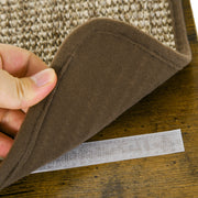 Wall Mounted Cat Tree Set with Scratching Posts and Perches for Play and Sleep Brown