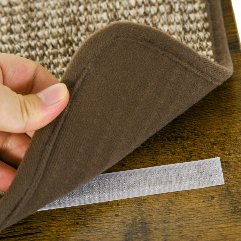 Wall Mounted Cat Tree Set with Scratching Posts and Perches for Play and Sleep Brown