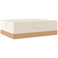Outsunny Garden Furniture Covers Waterproof, 600D Oxford Outdoor Furniture Cover with 4 Air Vents, 275 x 208 x 78 cm, Beige AOSOM
