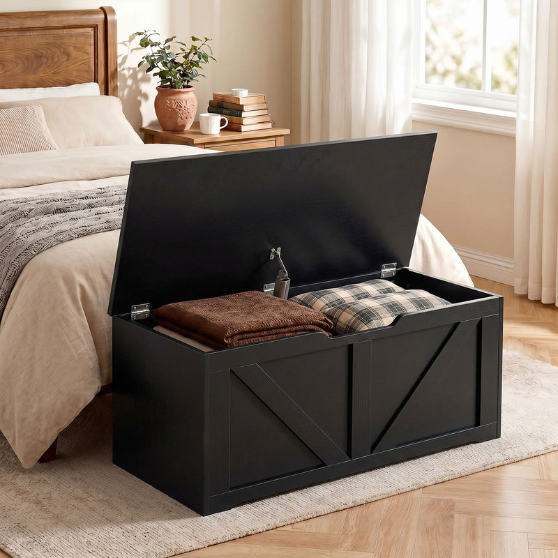 Storage bench 100L - Black