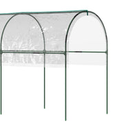 Large Tunnel Greenhouse With 4 Hoops and Guy Ropes Ideal for Growing Vegetables Clear
