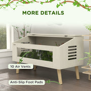 Large 140L Reptile Vivarium Tank with Tempered Glass Ideal for Snakes and Lizards, Black