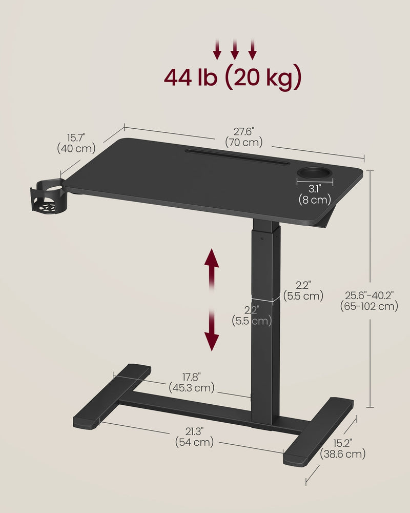 Measured drawing of the base, column and top with the 20 kg load rating