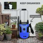 1800W High Pressure Washer 150 Bar Portable Jet Wash Cleaner With Adjustable Nozzle by Outsunny AOSOM