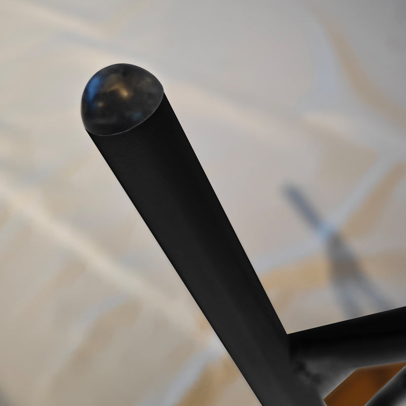 Natural Rattan Outdoor Side Table With Wood Finish Ideal For Garden Or Patio Use