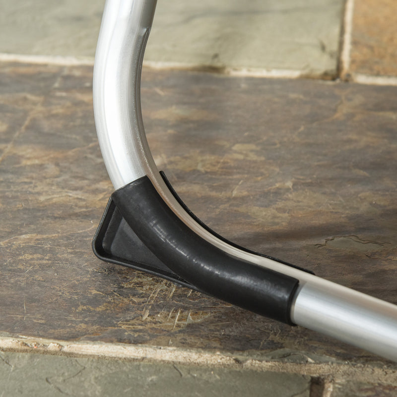 Khaki Foldable Sun Lounger Set With Adjustable Backrest And Pillow For Camping Outdoors