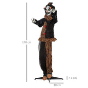Dimensions diagram showing the clown at 170 cm tall on a 30 cm base
