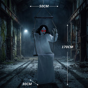 Dimensions diagram showing the hanging swing ghost at 170 cm tall and 50 cm wide