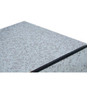 Close-up of the iron sledge base and its silver finish