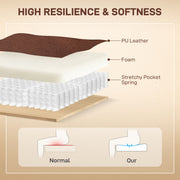 Brown Power Lift Recliner Chair for Elderly With USB Ports and Remote Control by HOMCOM