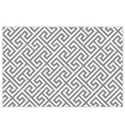 Reversible Light Grey Outdoor Rug 152x243cm for Camping Garden or Indoor Use