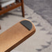 Light Grey Linen Swivel Recliner Chair with Footstool and Wooden Base for Living Room by HOMCOM