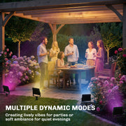 Garden Lighting Set with Remote Control for Easy Outdoor Mood Lighting Black Outsunny