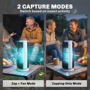 Electric Fly Zapper for Chemical Free Indoor Insect Control with Automatic Sensor Black Grey Outsunny