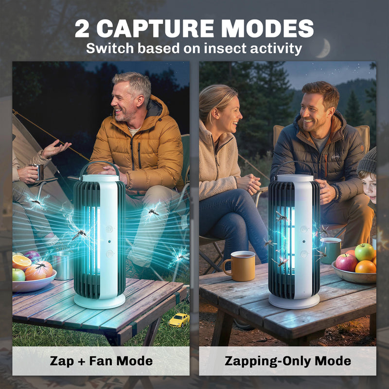 Electric Fly Zapper for Chemical Free Indoor Insect Control with Automatic Sensor Black Grey Outsunny