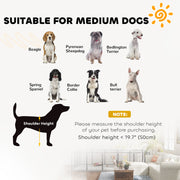 12 Panel Heavy Duty Dog Playpen with Doors for Medium Dogs 80 cm High Black by PawHut