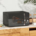 23L 800W Digital Solo Microwave with 5 Power Levels and Auto Cook Menus by HOMCOM
