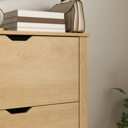 Slim Wooden Shoe Cabinet with 3 Drawers and Adjustable Shelves for 18 Pairs by HOMCOM