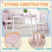 Princess Kids Table and Chairs Set for Drawing Art and Playroom Activities by AIYAPLAY