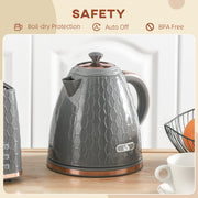 Honeycomb Kettle, Grey