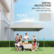 Gazebo Roof Replacement Waterproof Canopy for 3 x 3 m Frames UV Protection White Outsunny