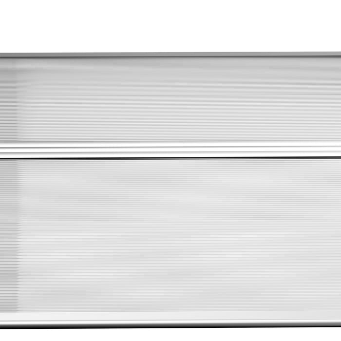 Clear Front Door Porch Canopy 200 x 96cm Outdoor Awning Rain Shelter for Windows and Porches by Outsunny