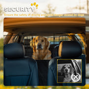Adjustable Dog Guard for Cars and Vans 93-150cm Secure Barrier by PawHut PawHut