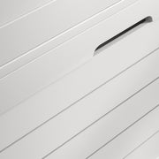 Slim Shoe Storage Cabinet with 3 Flip Drawers Space Saving Design for Hallway, White