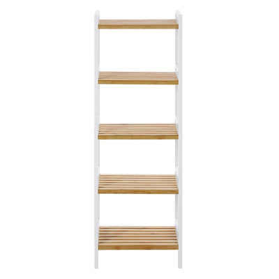 Bamboo 5-tier shelf unit by Songmics, main product view