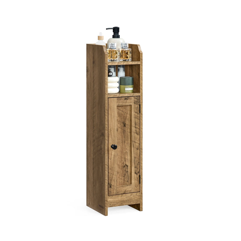 Bathroom Floor Storage Cabinet with Door and Adjustable Shelves by Vasagle