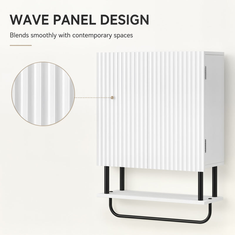Bathroom Wall Cabinet, White