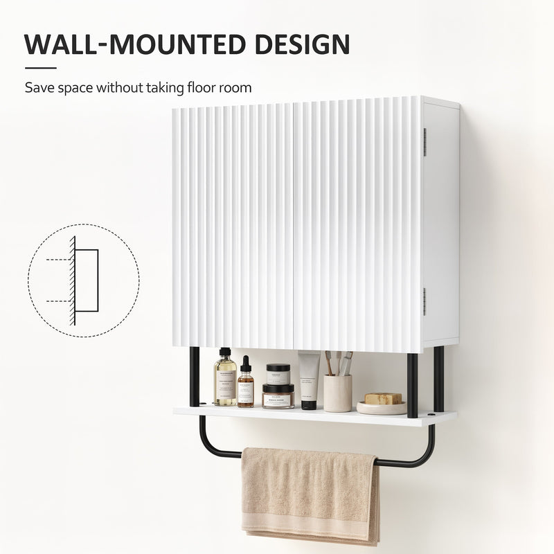 Bathroom Wall Cabinet, White