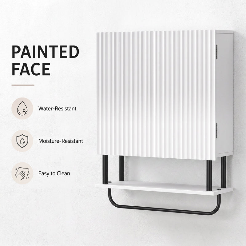 Bathroom Wall Cabinet, White