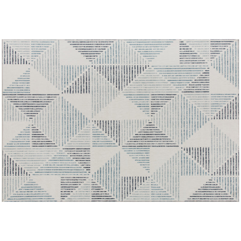 Large Geometric Area Rug Non Slip Washable Carpet for Living Room or Bedroom Multi Coloured
