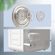 4kg Compact Freestanding Tumble Dryer with Timer and Steel Drum for Small Spaces White AOSOM