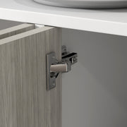 Kitchen Sideboard Storage Cabinet with Adjustable Shelves and 4 Doors Ideal for Dining White