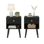 Vasagle bedside table - lifestyle photo in a bedroom