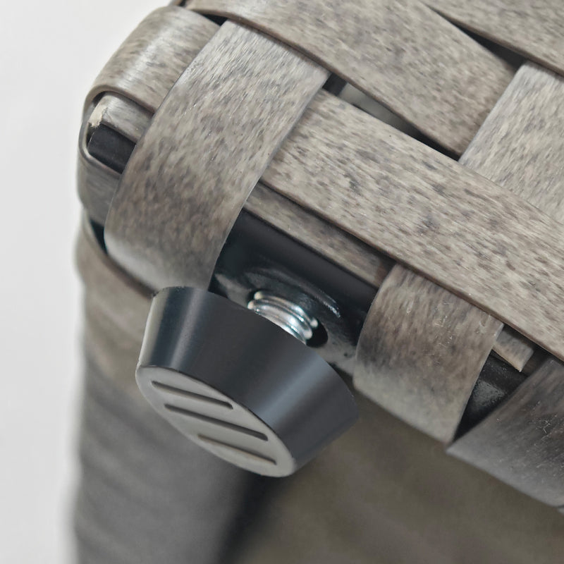 Mixed Grey Rattan Planter with Trellis and Two Raised Beds for Climbing Plants Garden Use