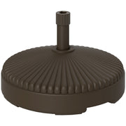 Brown 28kg Sand or 23kg Water Filled Garden Parasol Base Outdoor Umbrella Stand by Outsunny