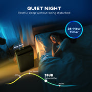 Portable Dehumidifier With Air Purifier and 5 Modes For Home and Laundry Use, Black