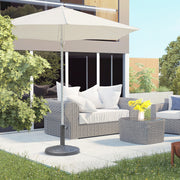 12kg Round Garden Parasol Base Bronze Outdoor Umbrella Stand for 38mm 48mm Poles by Outsunny