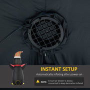 Air blower fan inside the penguin with instant setup label