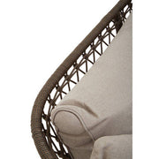 Close-up of the tapered wood leg joinery