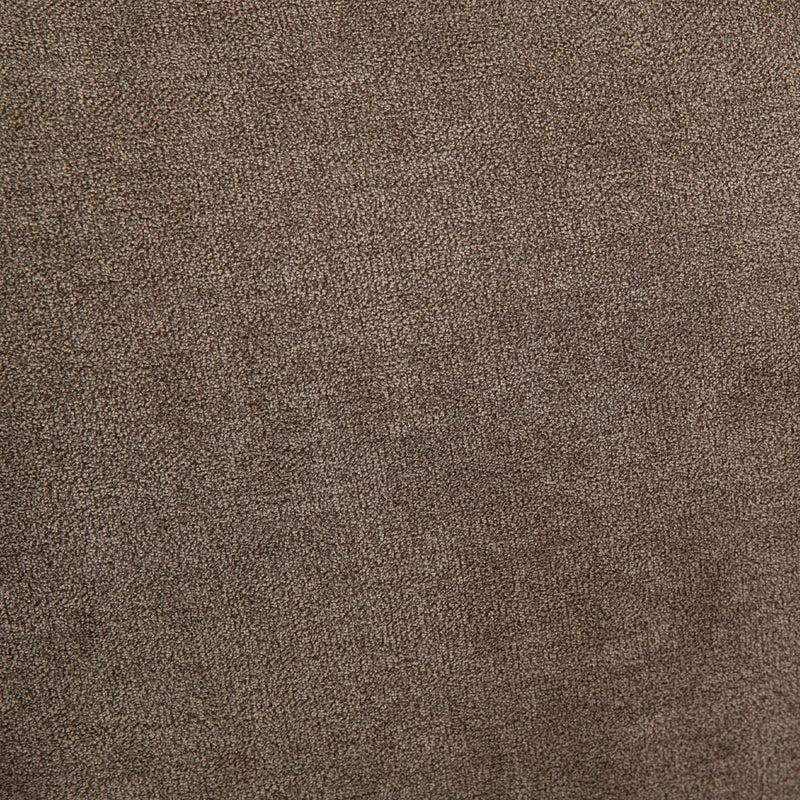 Close-up of brown polyester fabric texture