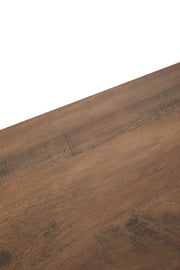 Close-up detail of the sideboard construction