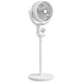 White Pedestal Air Circulation Fan with Oscillating Function by HOMCOM