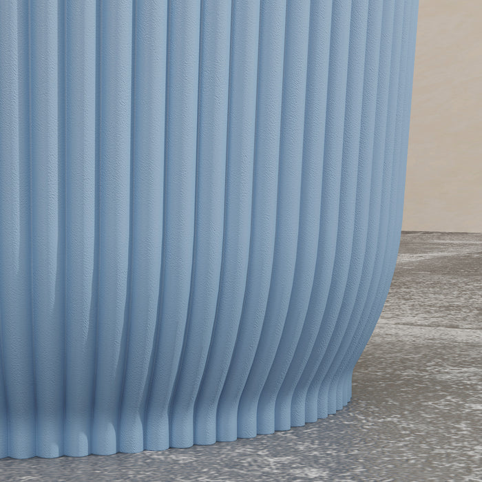 Set of Two Blue 22cm Planters for Garden Flowers and Herbs by Outsunny