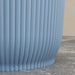 Set of Two Blue 22cm Planters for Garden Flowers and Herbs by Outsunny
