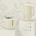 Beige Digital Kettle and Toaster Set 3000W Fast Boil with LED Display and 7 Browning Levels