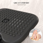 Adjustable Foot Rest Platform with Tilting Angle for Home Office Comfort, Black
